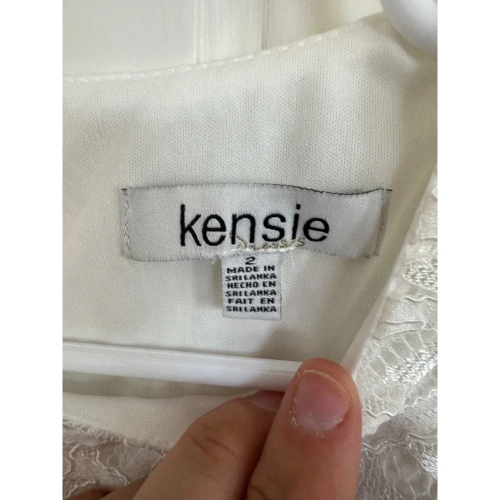 NWT Kensie white lace dress size 2